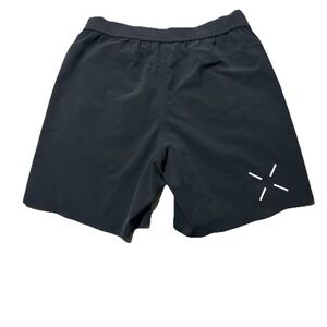 Ten Thousand Interval Shorts Mens Medium Unlined 7" Inseam Black Performance Gym